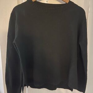 Banana Republic Women's Classic Black Crew Neck Sweater